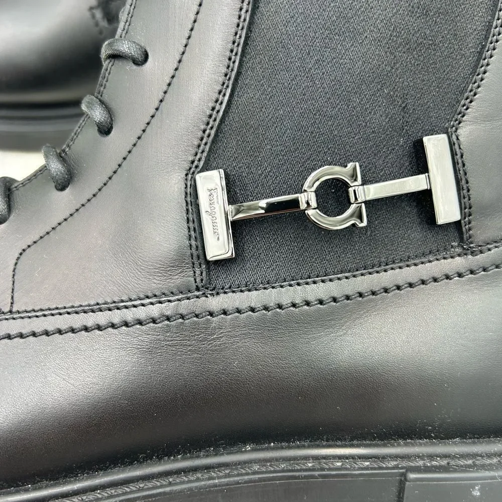 Men's Salvatore, Ferragamo, Iglesias, gancio Chelsea boots size 8.5 EE